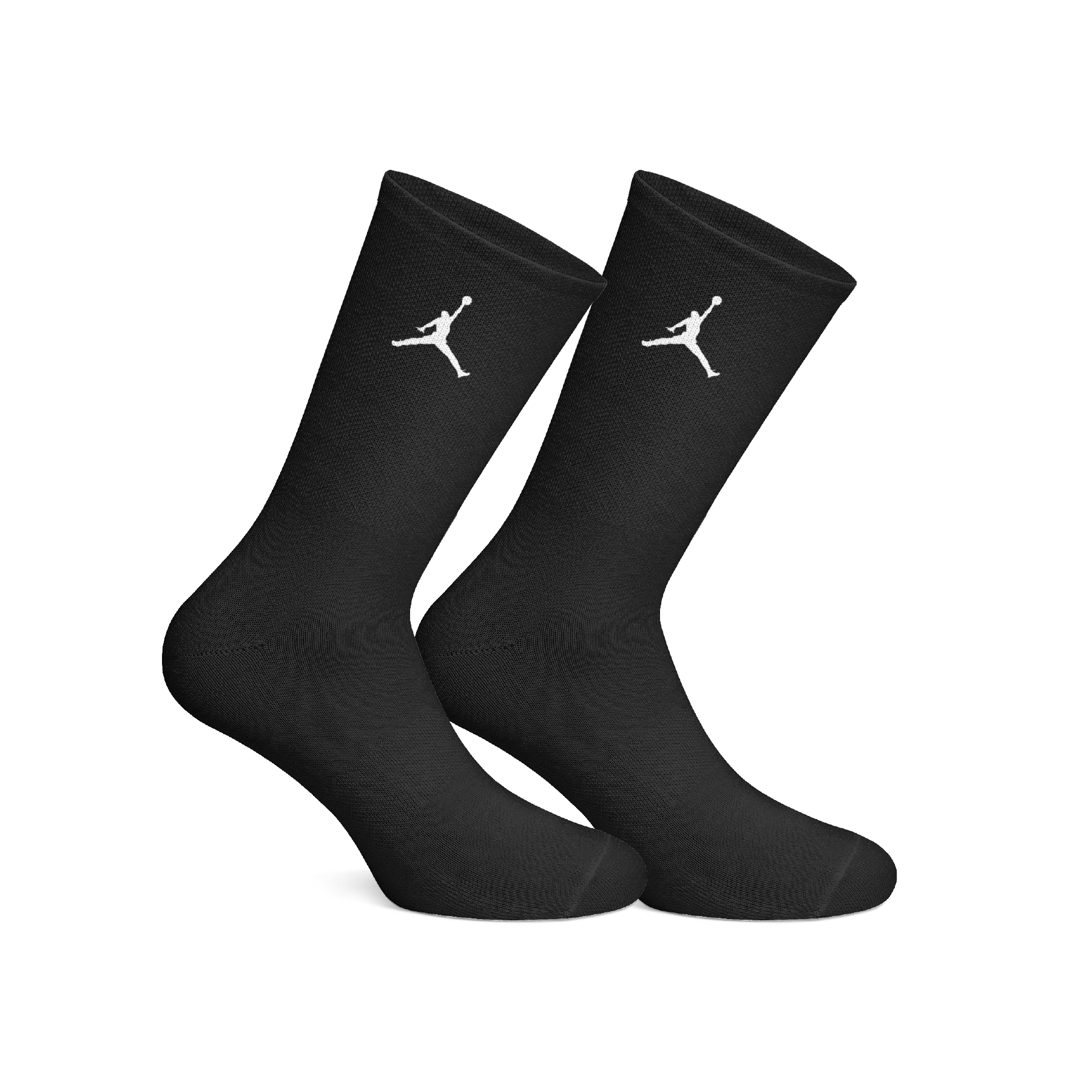 Black jordan socks sales
