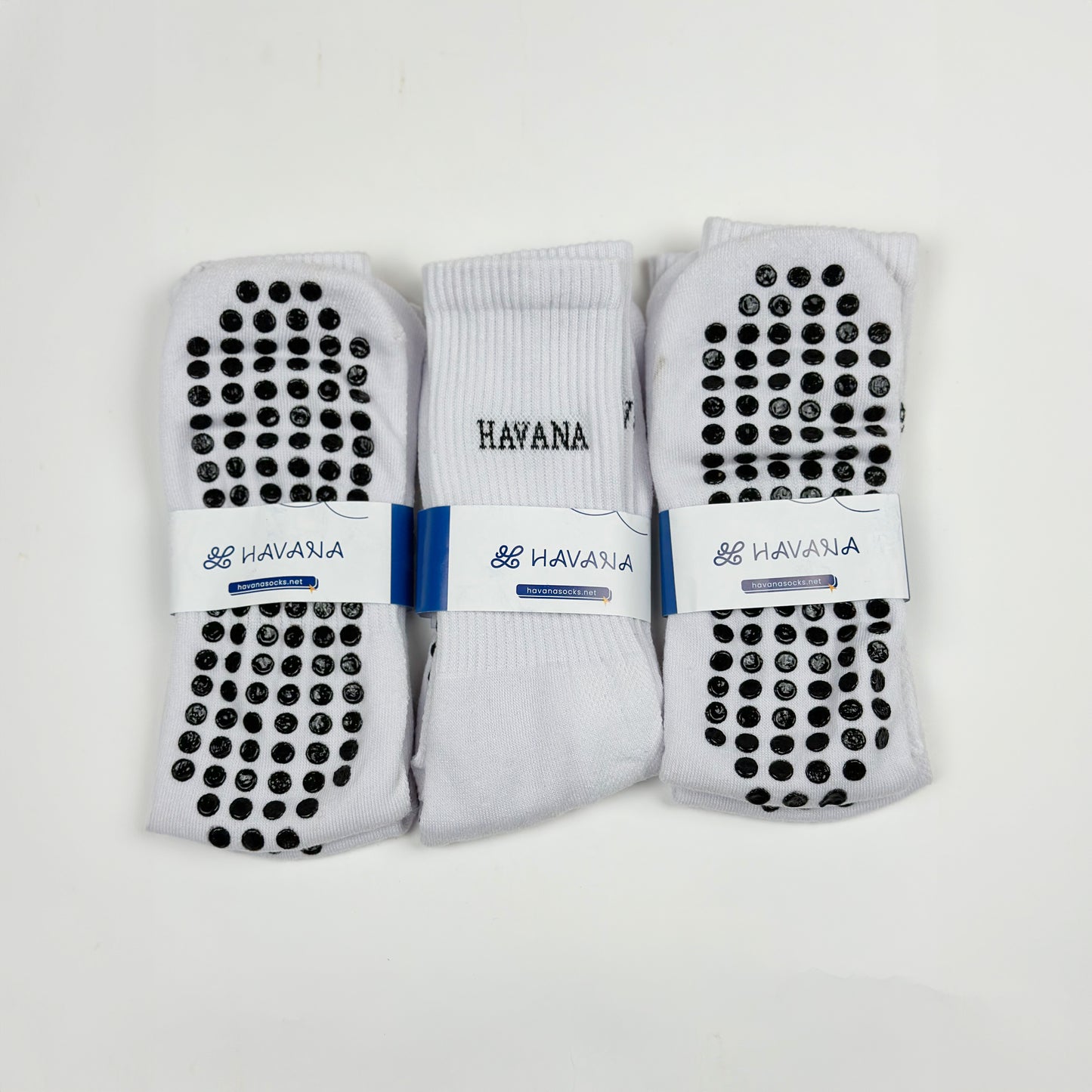 Silicon white 3 pack Havana Socks