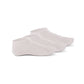 Plain White Ankle 3 Pack Socks