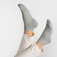 plain grey Half socks