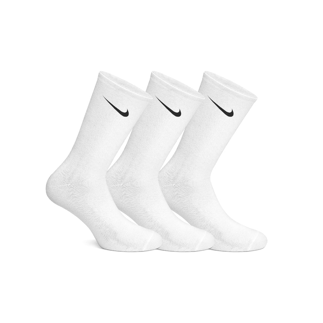 Nike White 3 pack sporty socks