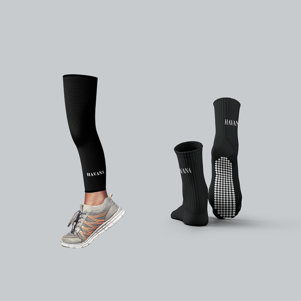 Soccer black 2 Pack socks