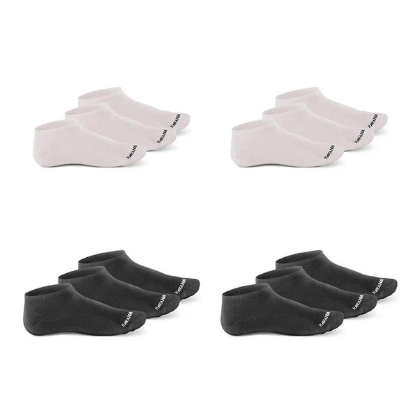 Plain Low Cut 12 Pack Socks