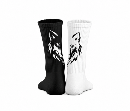 WOLF WHITE BLACK