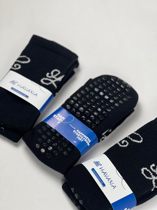 Silicon Black 3 pack Havana Socks