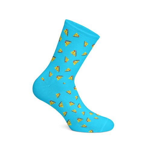 Pizza baby blue Mid Calf