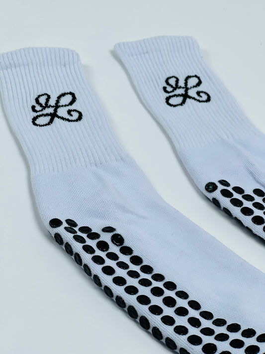 Silicone White Havana socks