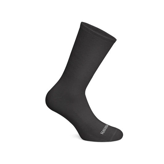 Plain Black Tall Socks