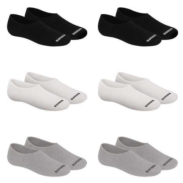 No Show Color 6 Pack Socks