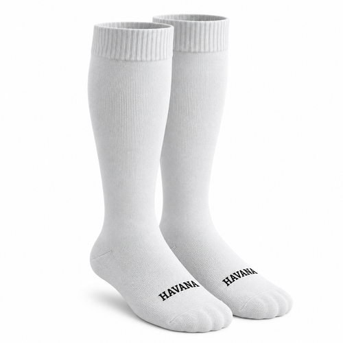 Diabetic White Mid Calf Socks