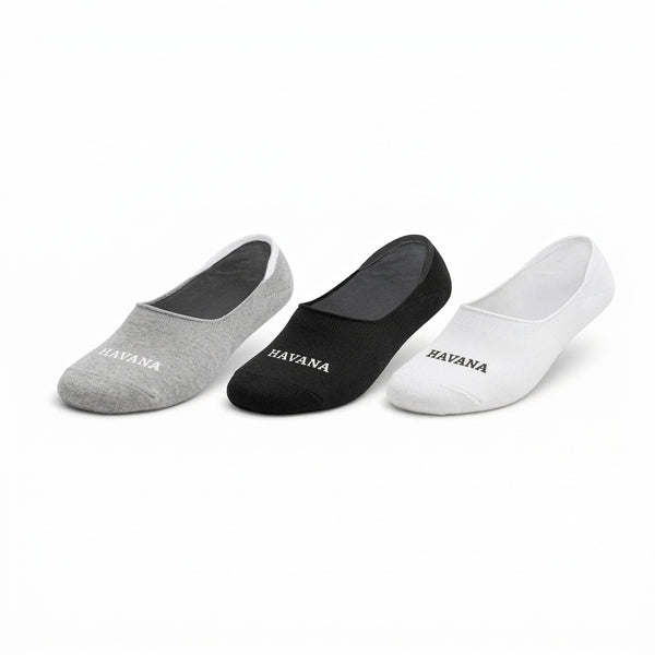 No Show Color 3 Pack Socks