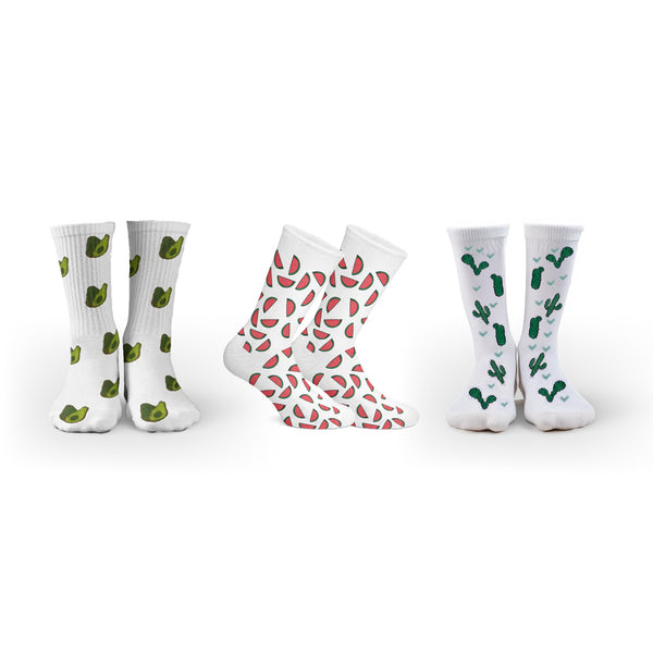 Natural Vibes Socks Set Of 3