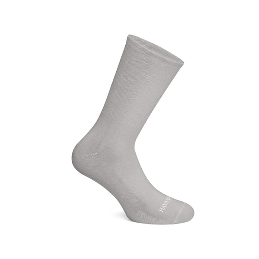 Plain Grey Tall Socks
