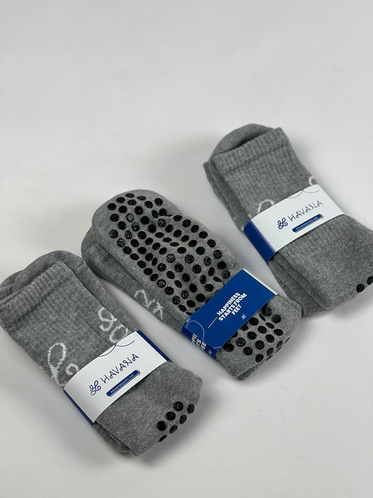 Silicon gray 3 pack Havana Socks