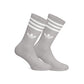 Adidas grey in white socks