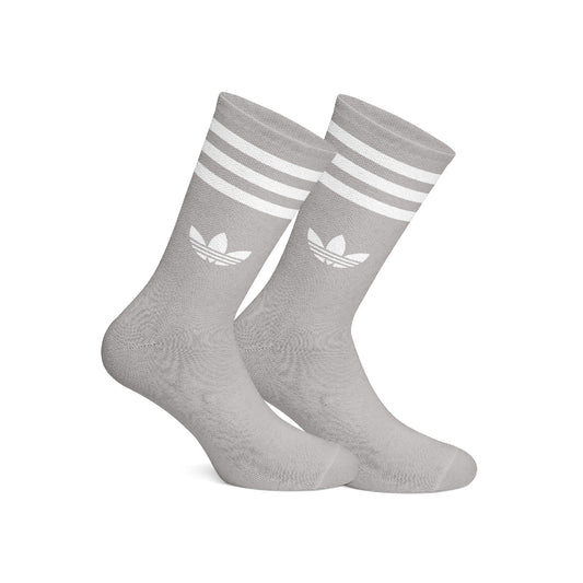 Adidas grey in white socks