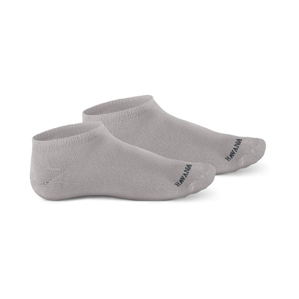 Plain Grey Low Cut Heavy Socks