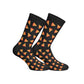 Pizza Black socks