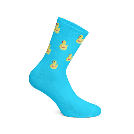 Duck baby blue socks