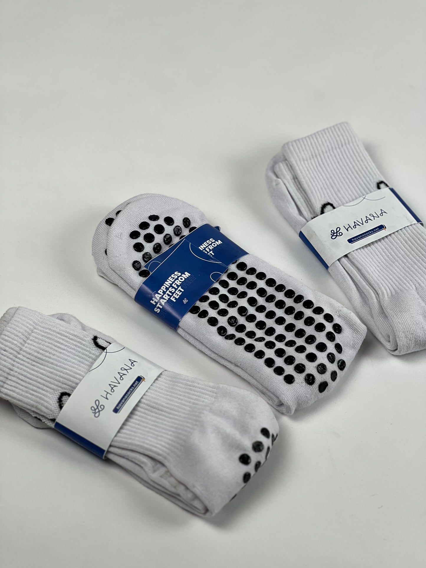 Silicon white 3 pack Havana Socks