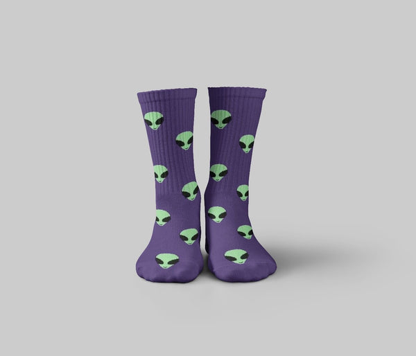 Alien Purple Socks