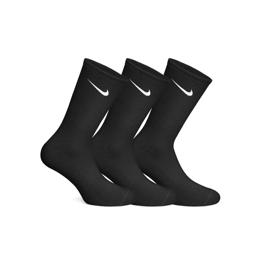 Nike black 3 pack sporty socks