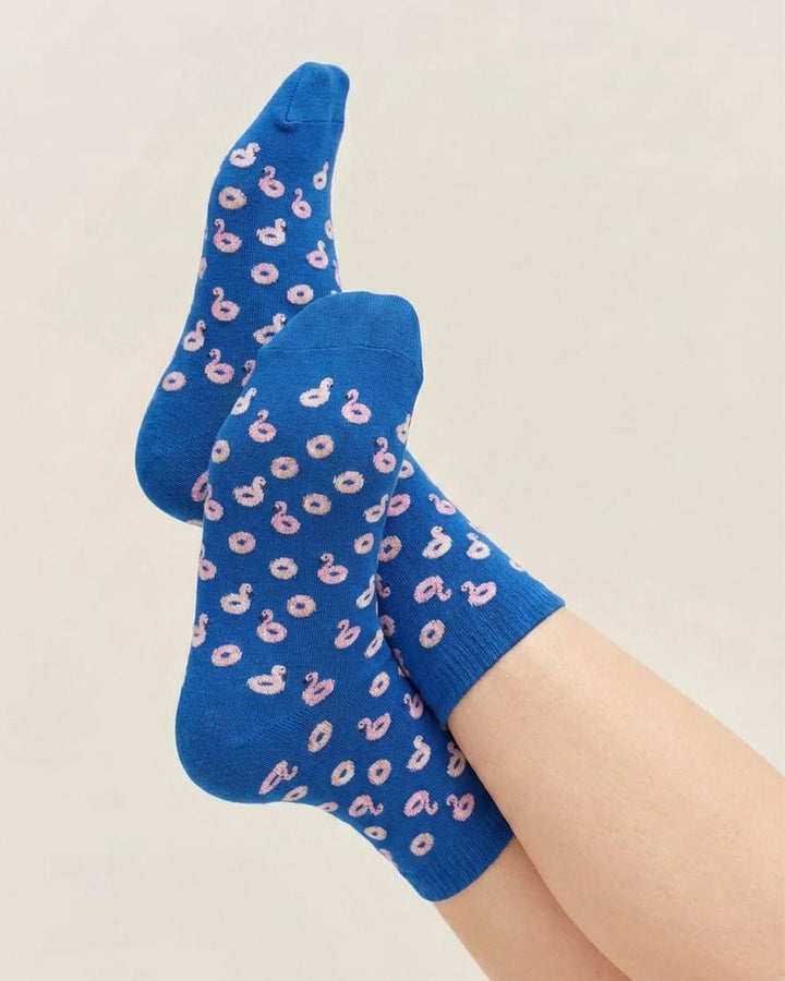 Float Blue Socks