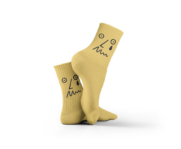 Sad Doodle Socks