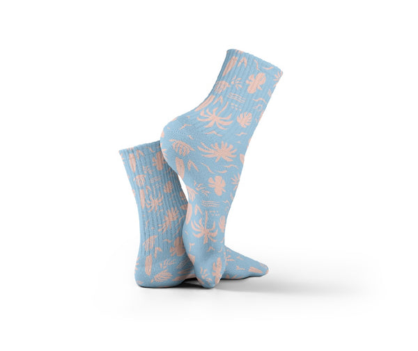 Sky Blue Socks