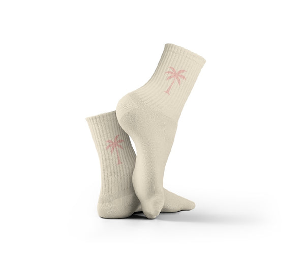 Palm tree peige Socks