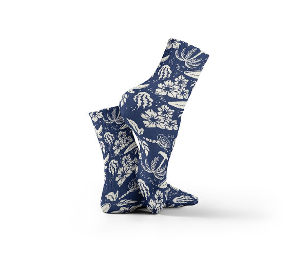 White Palm Trees Socks