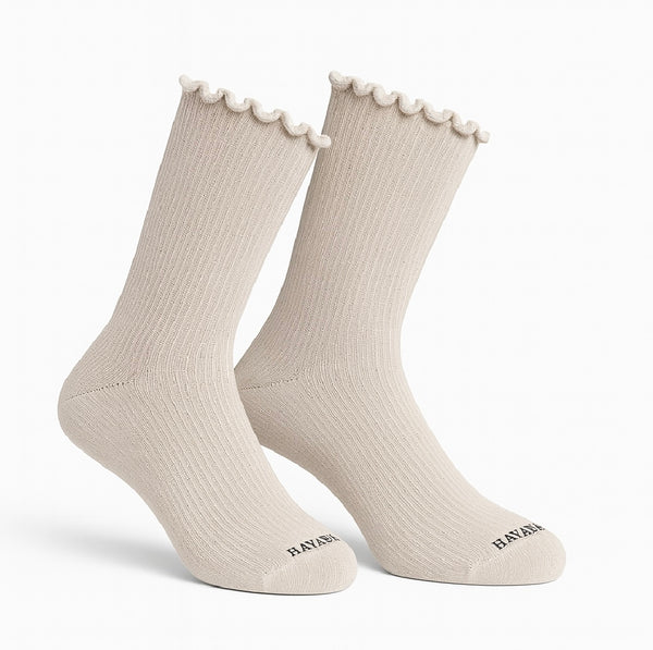 Creamy Ripple Socks