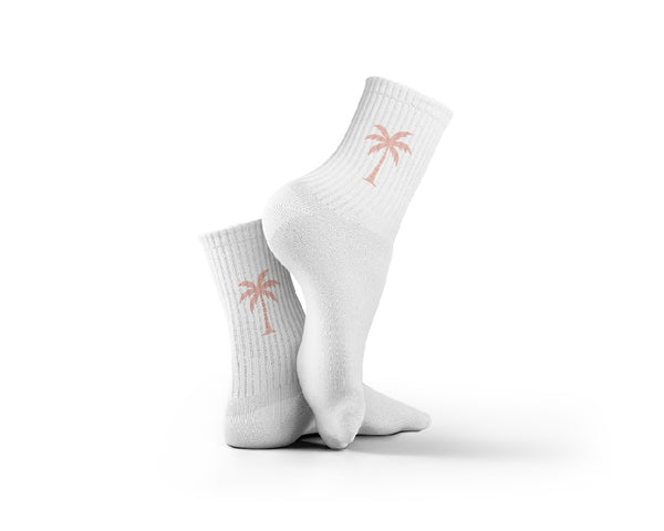 Palm tree White Socks