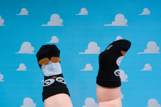 Black Penguin - Kids Socks