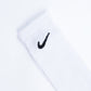 Nike white sporty socks