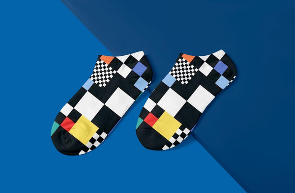 Pixel Play Low Cut Socks