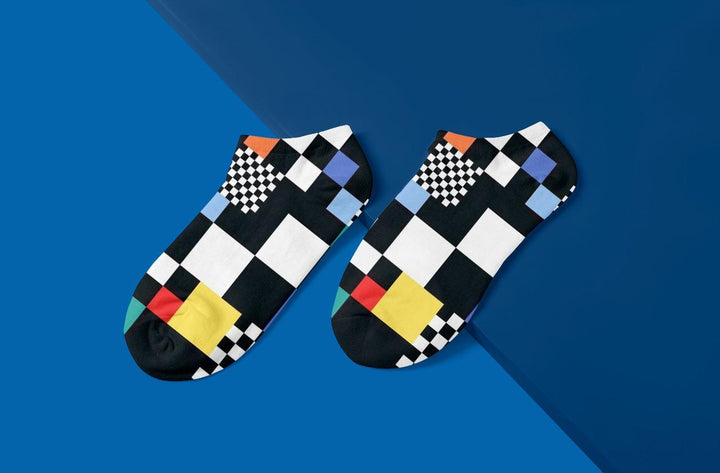 Pixel Play Low Cut Socks