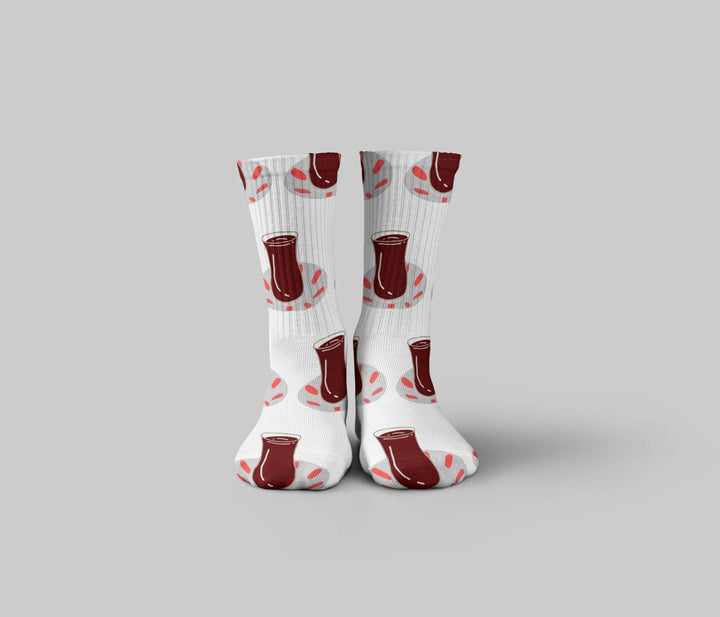Tea Time Mid Calf Socks