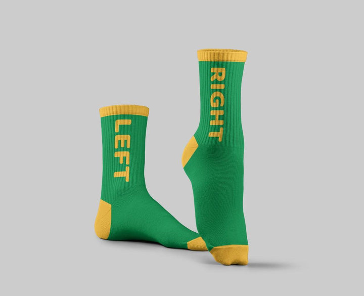 Go Left Go Right Mid Calf Socks