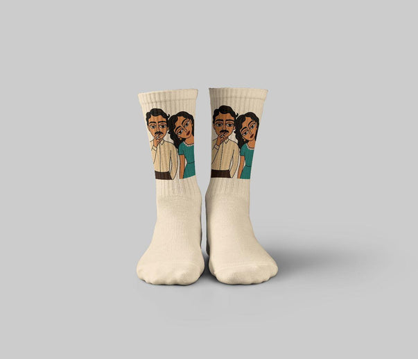 Retro Love Mid Calf Socks