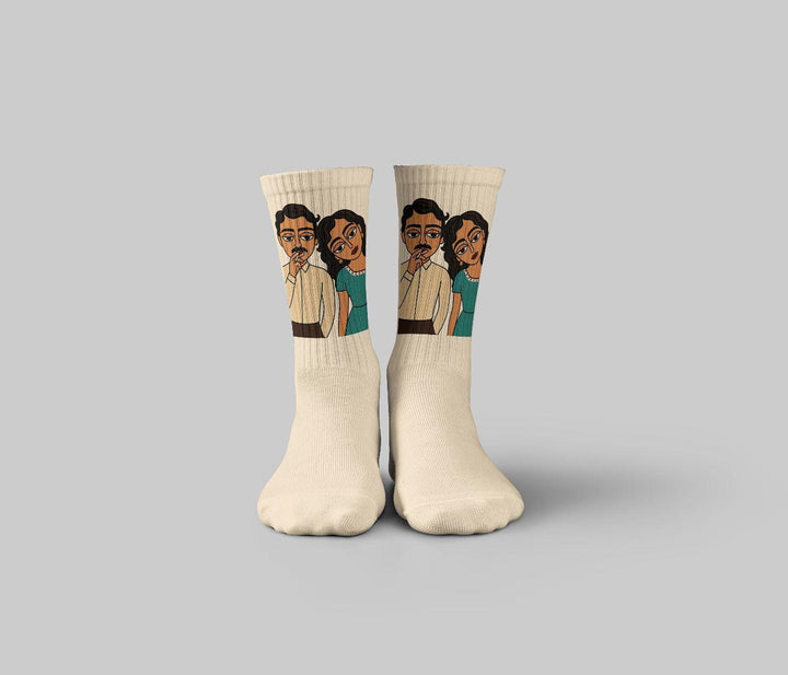 Retro Love Mid Calf Socks
