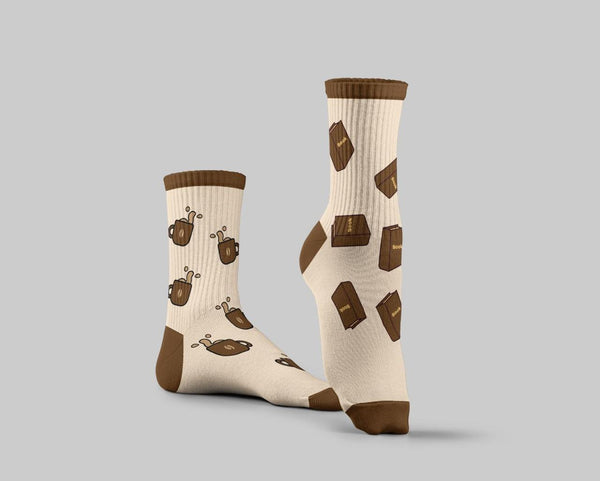 Cafe Chapter Mid Calf Socks