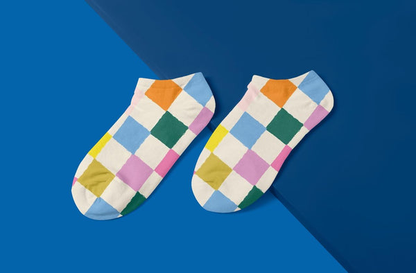 Grid Mode Low Cut Socks