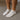 Pencil Low Cut White Socks