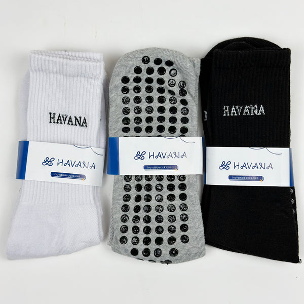 Silicon 3 pack Havana Socks