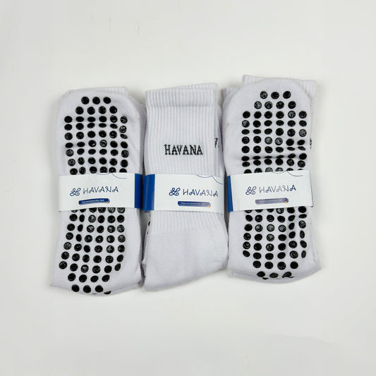 Silicon white 3 pack Havana Socks
