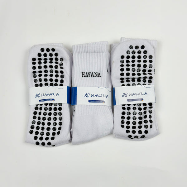 Silicon white 3 pack Havana Socks