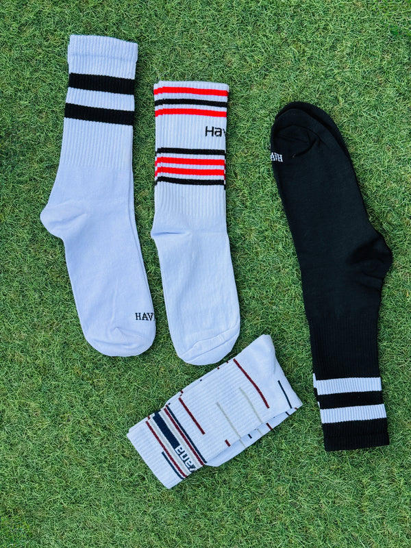 Stripes 4 pack socks