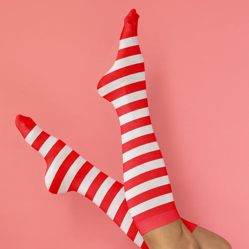 Colone Red & White Socks