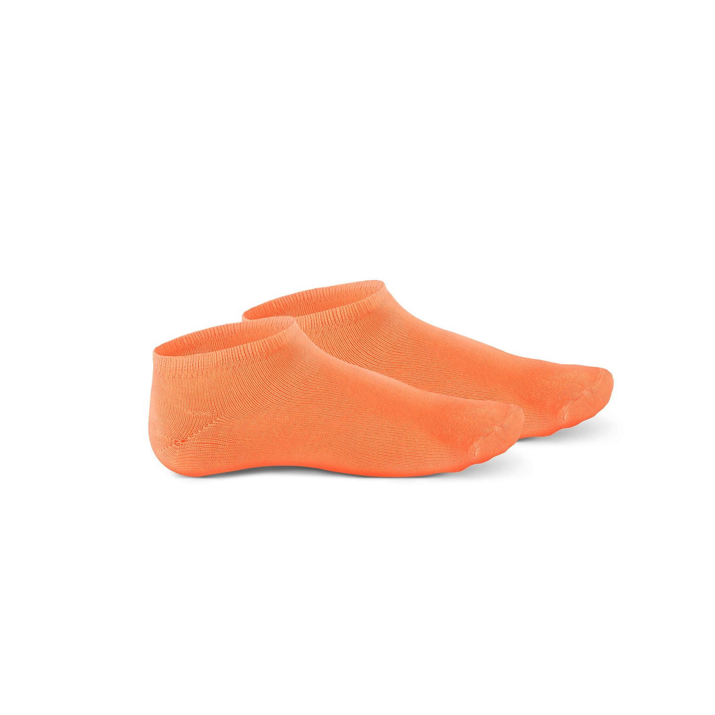 Plain Orange Ankle Socks